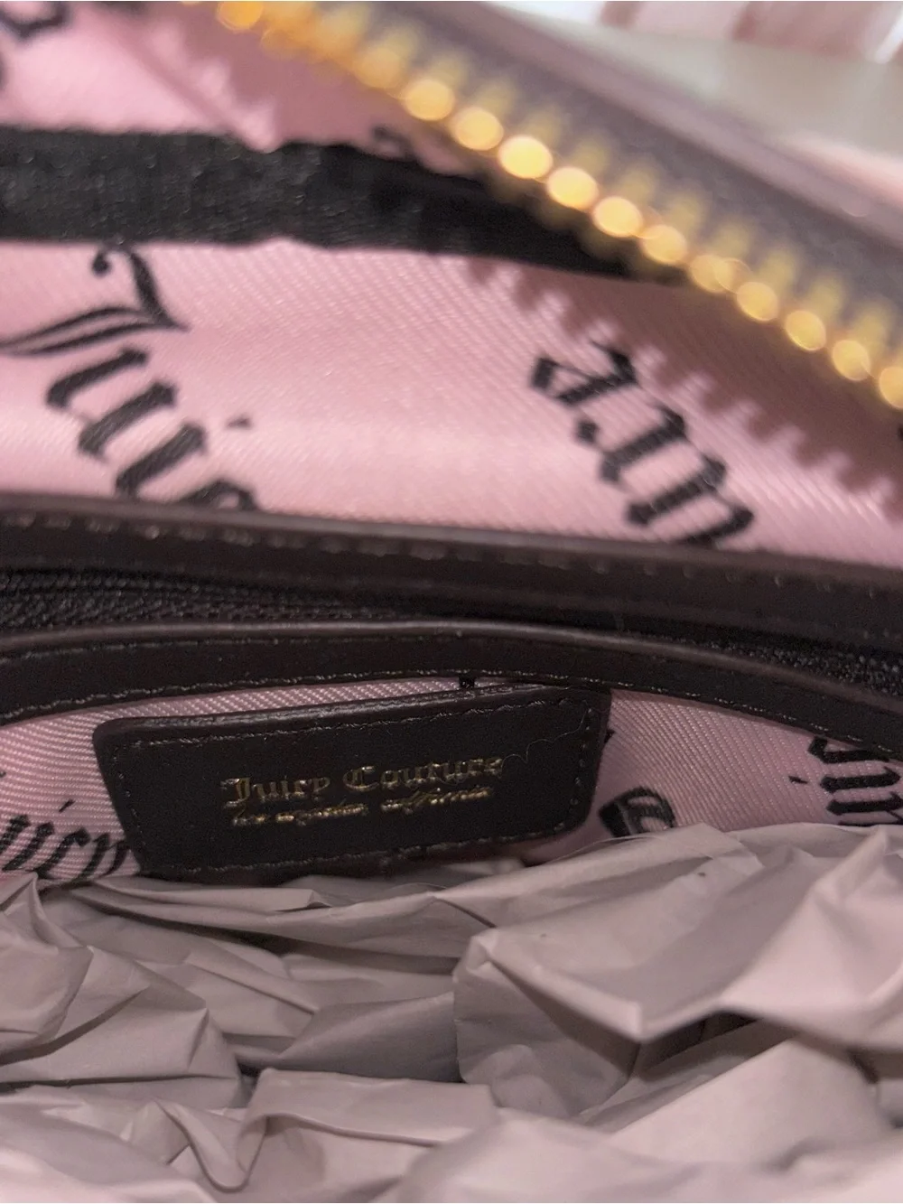New Juicy Couture Pink Velour Satchel Y2K bag
